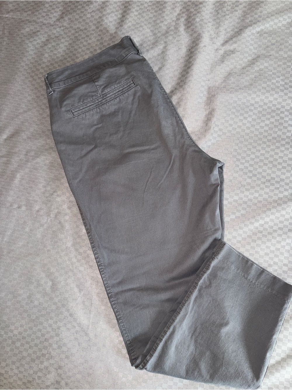 Old Navy Pixie Gray Straight-Leg Pants